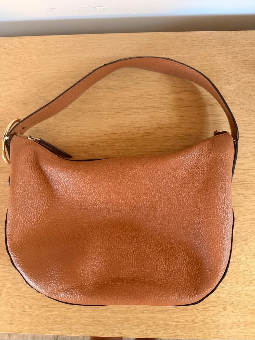 M.Gemi  Evelina Leather Shoulder Bag